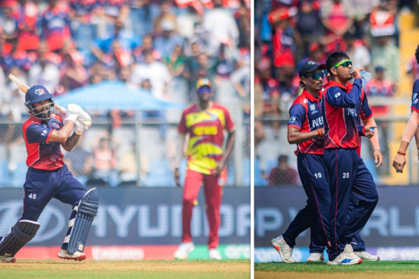 टी-२० विश्वकप क्रिकेटः नेपालको लगातार तेस्रो हार, वेस्ट इन्डिज सुपर ८ मा प्रवेश